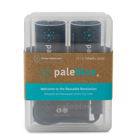 Paleblue 2-Pieces Fast Charging C USB Rechargeable Smart Batteries