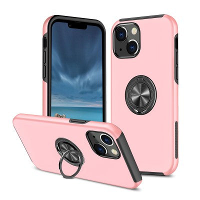 Redefine Magnetic Ring Holder Case for iPhone 13 (Pink)