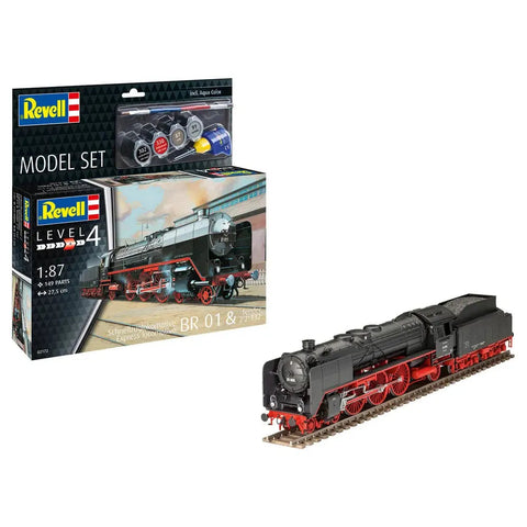 Revell 1/87 Schnellzuglokomotive BR01 & Tender 22T32 Model Set