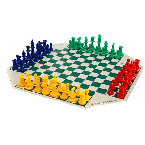 Jenjo Games Chess Octagon Board 4 Player Set