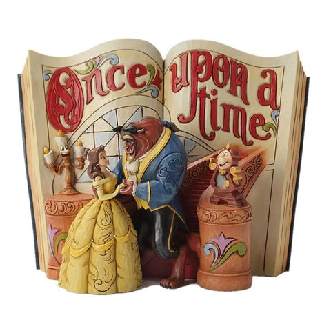 Jim Shore Disney Traditions - Beauty and The Beast - Love Endures Storybook