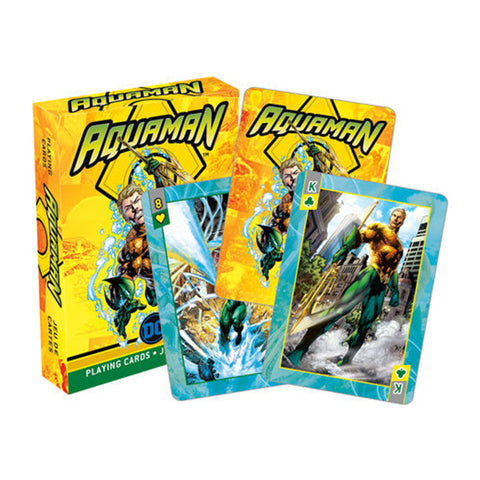 Aquarius 54-Pieces Aquaman Comics Playing Cards Family Party Game Poker Deck 6y+
