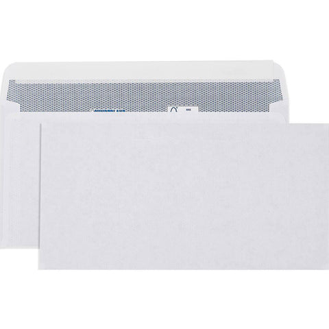 Cumberland DLX Laser Envelopes Secretive Plain Wallet 90GSM Strip Seal 20x235mm White Box 500
