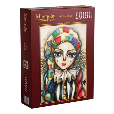 Magnolia 1000-Pieces The Carnival Girl Romi Lerda Puzzle