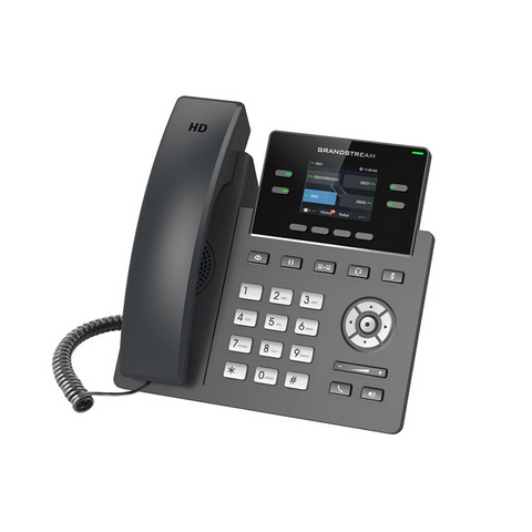 Grandstream GRP2612P 4-Line IP Phone 2 SIP Accounts Dual Color LCD