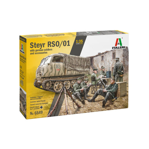 Italeri 1/35 Steyr RSO/01 with German Soldiers and Accessories