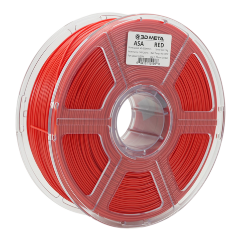 ASA 3D Printing Filament - Red
