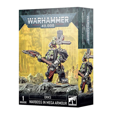 Games Workshop Warhammer 40K Orks Warboss in Mega Armour