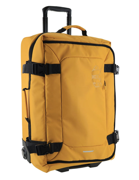 GAP Travel Large Soft Shell Suitcase Lockable Trolley Luggage 43x73cm Yellow
