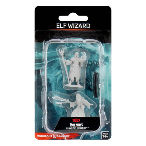 Wizkids D&D Nolzurs Marvelous Unpainted Miniatures Male Elf Wizard