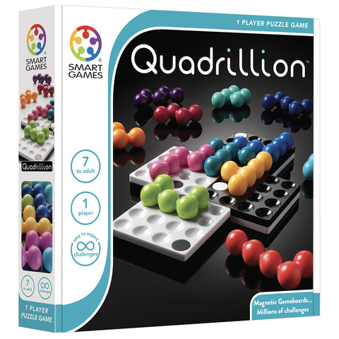 Smart Games Quadrillion Single Player Puzzle Grid Game