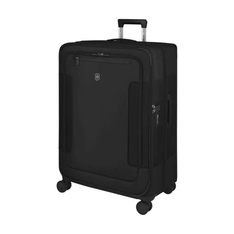 Victorinox 7.0 Werks Traveller Expandable Softside Suitcase Luggage L Black Large