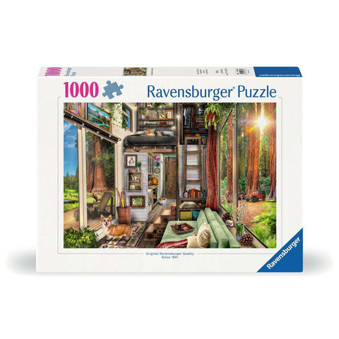 Ravensburger 1000pc Redwood Forest Tiny House Puzzle