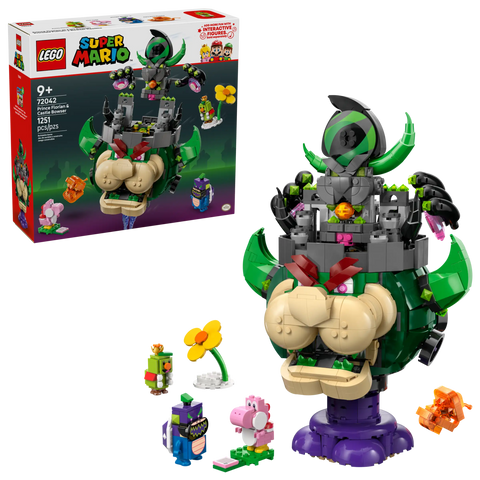 Lego Super Mario - Prince Florian and Castle Bowser