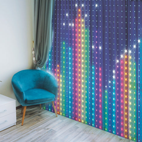 Connect SmartHome AmbiColour Smart Curtain Light - 2 x 2m