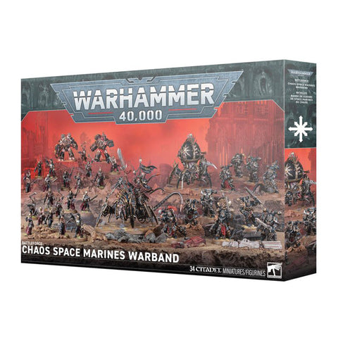 Games Workshop Warhammer 40K Chaos Space Marines Warband Battleforce