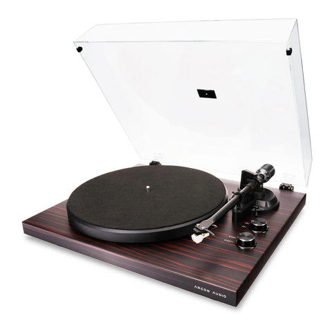 Argon Audio Satin Mahongany Turntable MK2