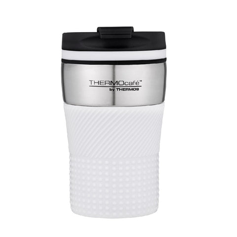 Thermos Thermocafe Stainless Steel Vacuum Insulated Coffee Cup 200Ml - White