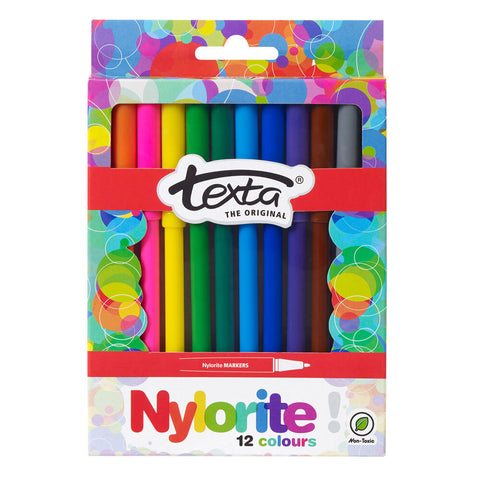 Texta The Original Nylorite Markers [12-Pieces]