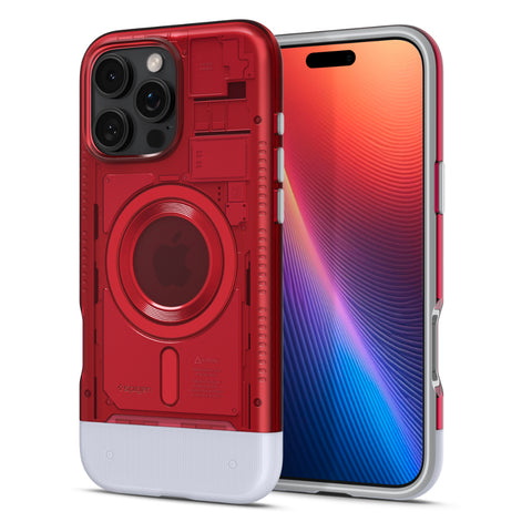 Spigen Apple iPhone 16 Pro Max Classic C1 (MagFit) Case - Ruby
