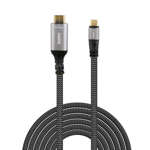 Laser USB-C 3.1 to HDMI 4K Cable 2m (Grey)