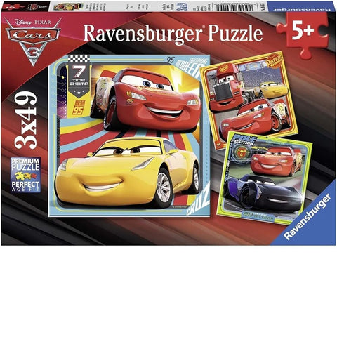 Ravensburger Puzzle 3 x 49pc - Disney Cars 3 Collection