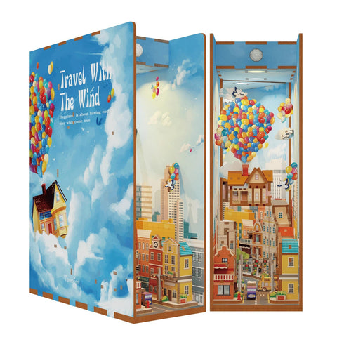 Tonecheer Travel with The Wind Book Nook Kit