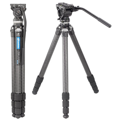Leofoto Ranger Video Tripod Kit LS-324CEX+BV-10 Fluid Head