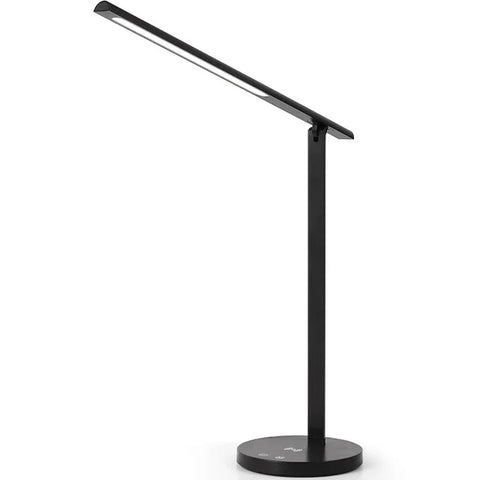 Nero Foldable LED Lamp Table Light Aluminium Wireless Phone Charging Pad (Black)