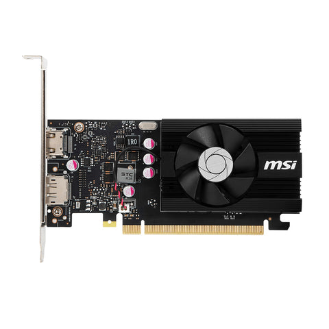 MSI nVidia GeForce GT 1030 4GD4 LP OC Video Card, PCI-e 3.0, 1430 MHz Boost Cloc - PCI-E nVidia Chipset
