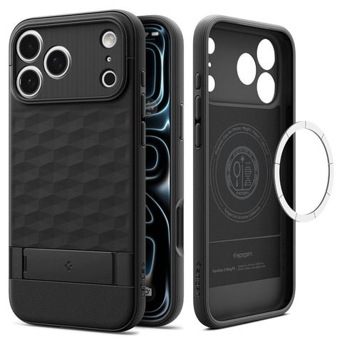 SPIGEN Parallax Kickstand MagSafe Case for iPhone 17 Pro (Black)