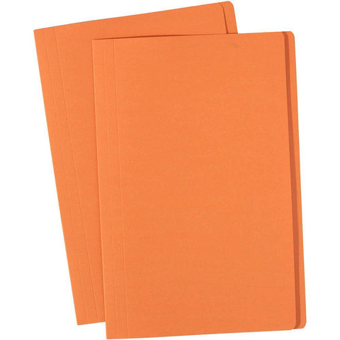 Avery 81572 Manilla Folder File Foolscap Orange Box 100