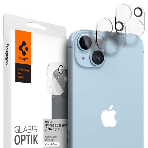 SPIGEN Optik Slim Lens Protector 2PCS for iPhone 14/14 Plus (Clear)