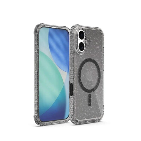 X.One [Mgsafe] Glitter Impact Protection Case iPhone 17 - Glitter Black