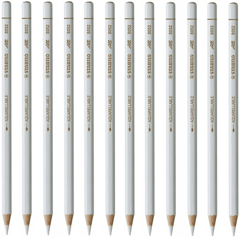 Stabilo 8052 All Pencil (White Aquarellable) [Box 12]