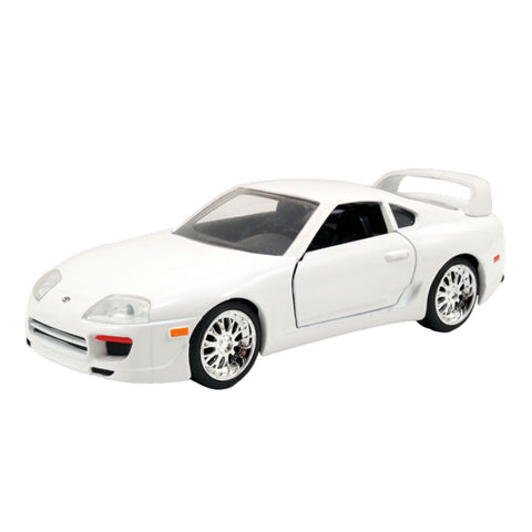 Jada 1:32 Scale Fast And Furious 1995 Toyota Supra White Diecast Vehicle Model