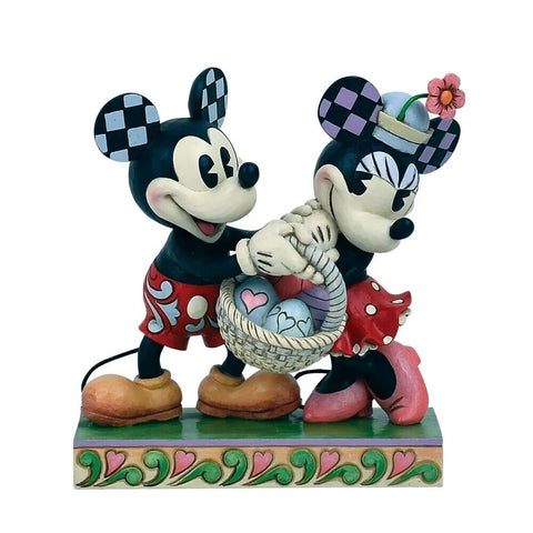 Jim Shore Disney Traditions - Mickey and Minnie - Springtime Sweethearts