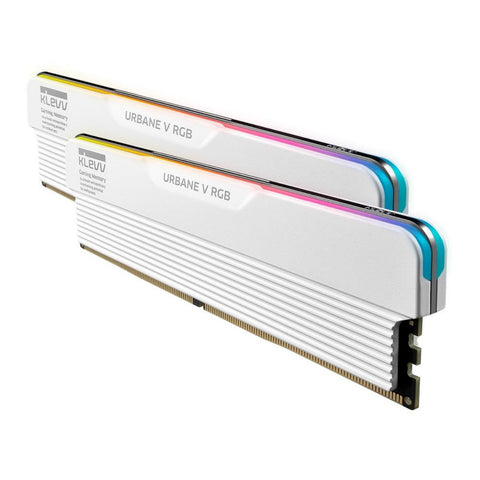 KLEVV URBANE V RGB 32GB (2 x 16GB) 6400MHz CL32 RAM - White