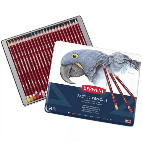 Derwent Pastel Colour Pencil Tin (Assorted) [24 Pack]