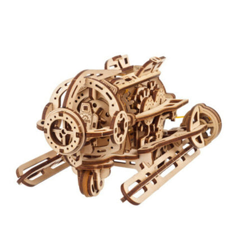 Ugears Steampunk Submarine Wooden Mechanical Puzzle Model Kit