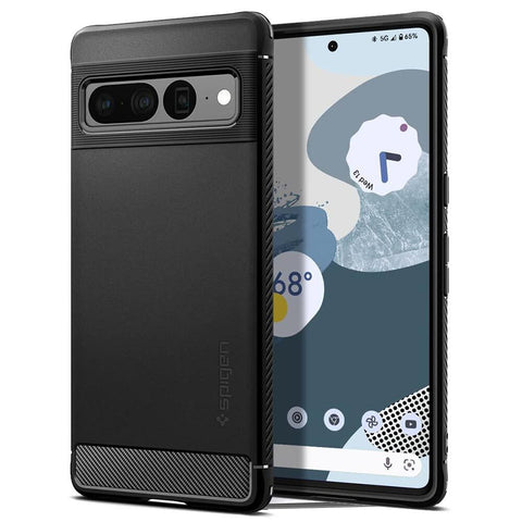 Spigen Google Pixel 7 Pro Rugged Armor Case (Black)