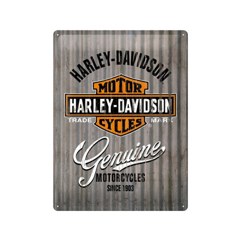 Nostalgic-Art Harley Metal Wall 30x40cm Large Tin Sign Plaque