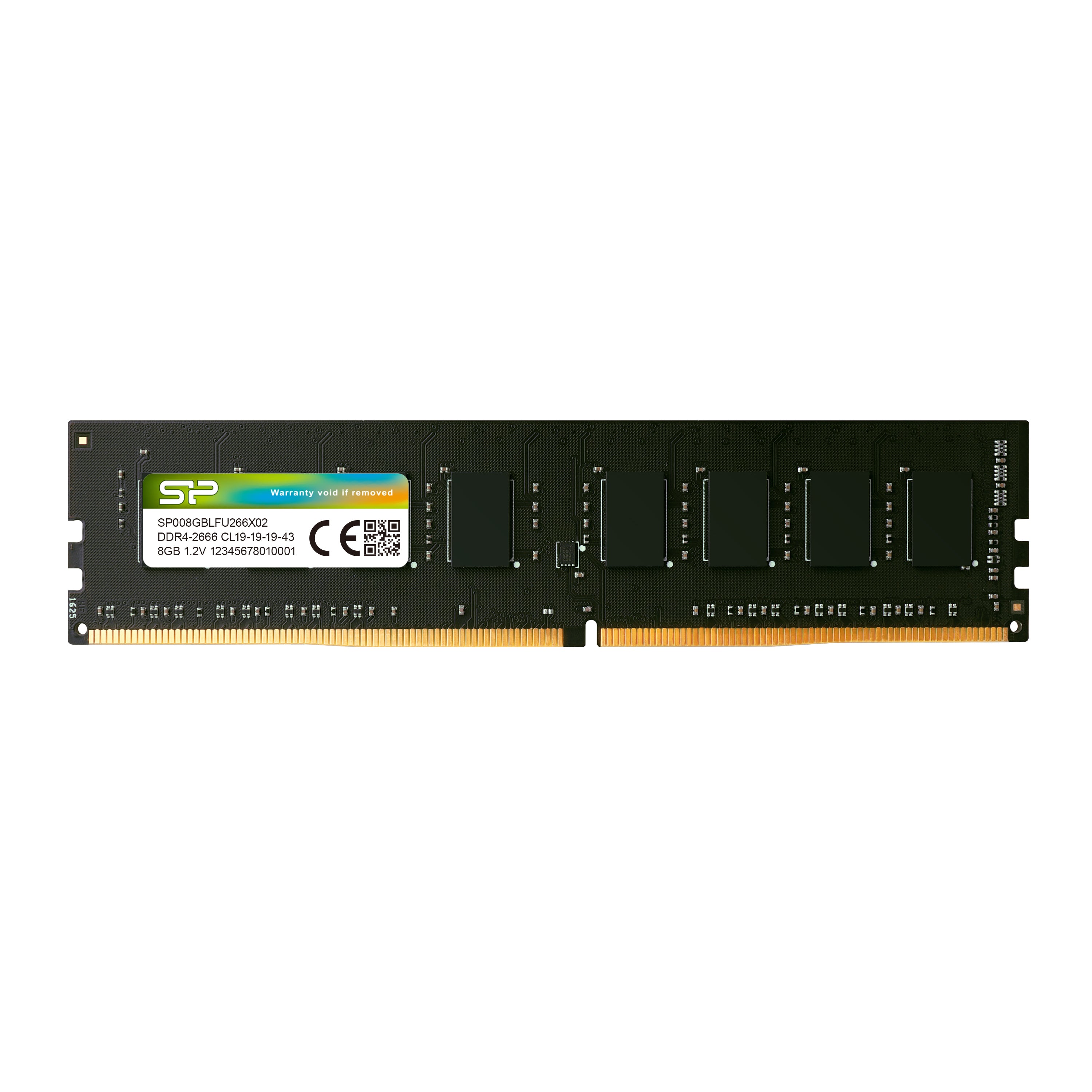 SP Silicon Power 8GB SP008GBLFU266X02 CL19 UDIMM 2666MT/s DDR4 RAM
