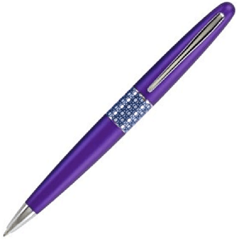 Pilot Metropolitan Ballpoint Pen Ellipse Medium Nib Black (Violet Purple)