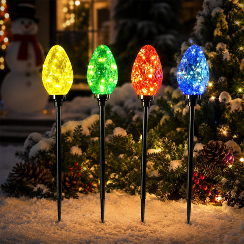 Lexi Lighting 63X21CM Outdoor Pine cone Path Light - Multicolour