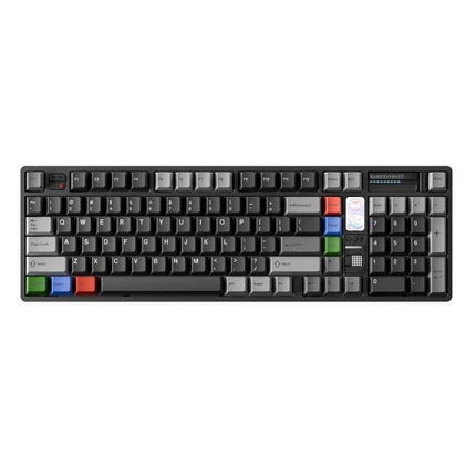 Qwertykeys QK100 Mk2 Prebuilt Wireless Mechanical Keyboard (Black Knight)
