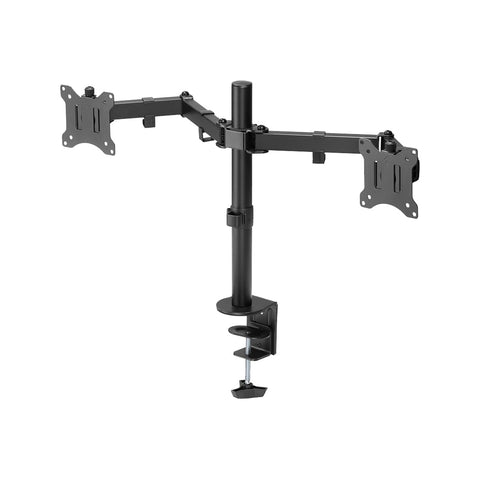 Goobay Dual Computer Monitor Desk Mount Flex 43-81cm (Black)