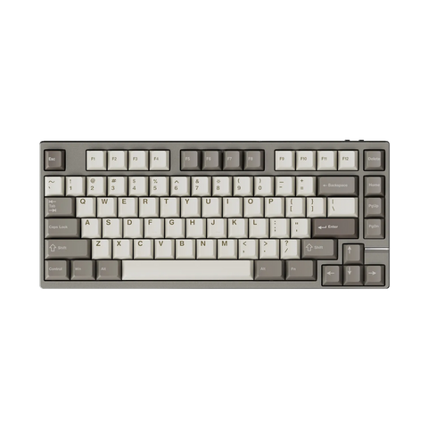 Qwetykeys Neo Studio Neo75 Prebuilt Wireless Mechanical Keyboard (Anodized Taupe Grey)
