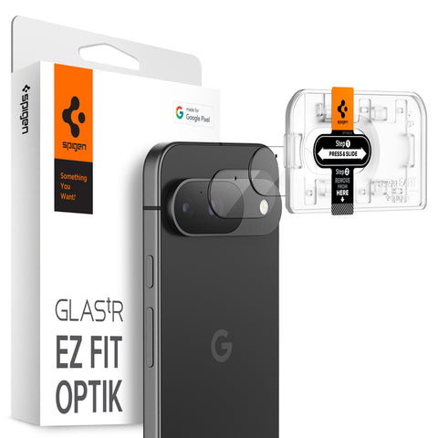 Spigen Google Pixel 9/9 Pro EZ Fit GLAS.tR Optik 2PCS Camera Lens Protector (Clear)