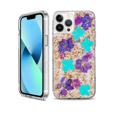 Redefine Dried Flower Case for iPhone 13 Pro (Gold/Mint)